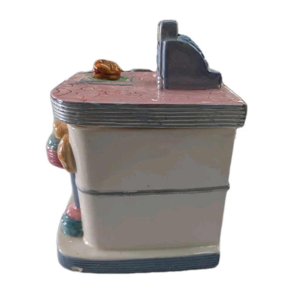 Fitz & Floyd Soda Fountain Counter With Register Canister Kitchy Vintage Omnibus